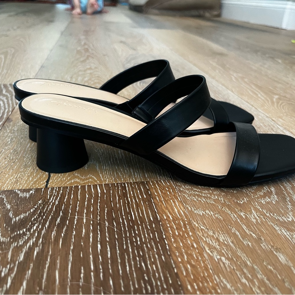 Black heel sandals - Picture 4 of 7